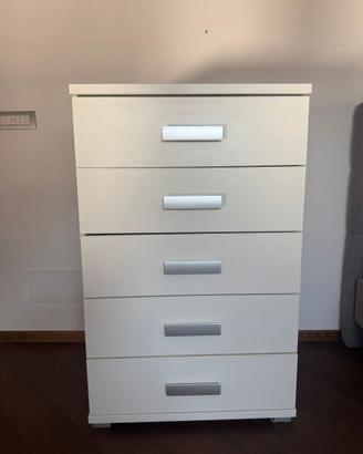 Cassettiera con 5 cassetti 70x110x45 cm