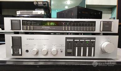 Amplificatore Pioneer SA-540 abbinato con il tuner