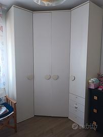 Cabina armadio angolare
