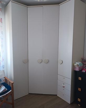 Cabina armadio angolare