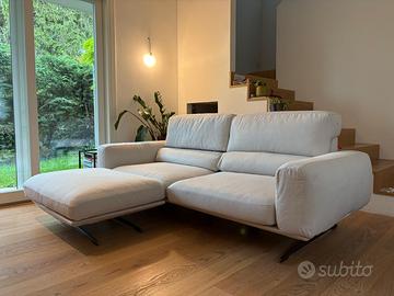 Divano Gobbo Salotti Dorial + Pouf chaise long