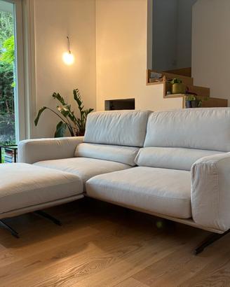 Divano Gobbo Salotti Dorial + Pouf chaise long