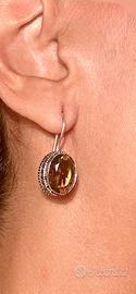 Orecchini S925 e Imperial Topaz