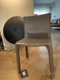 Cab Cassina chair rivestimento cuoio