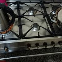 Cucina SMEG inox 6 fuochi + Forno Ventilato 