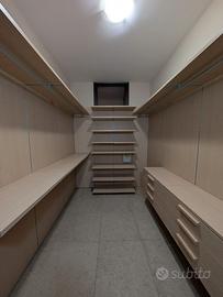 Cabina armadio moderna completa 8,5 metri