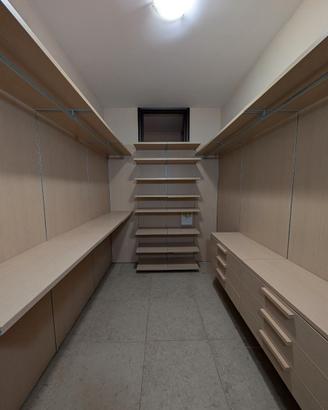 Cabina armadio moderna completa 8,5 metri