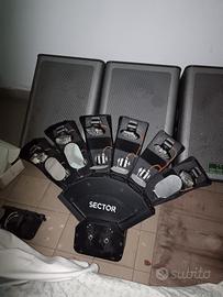 proiettore luci sector per discoteca