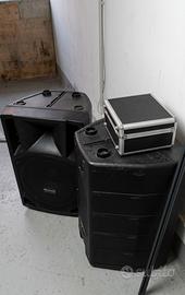 Coppia casse amplificate 