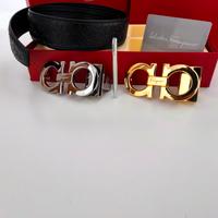 Set cintura Ferragamo fibbie argento e oro nuova 
