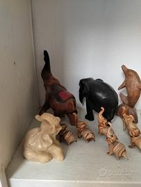 Collezione di elefantini/tartarughe/coccinella 