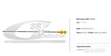 Astina dell'olio CITROEN - PEUGEOT - FIAT