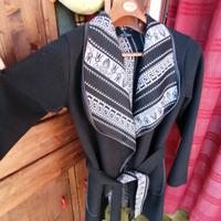 Cappottino New Collection,tre quarti nero, con cin