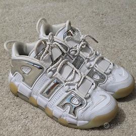 Nike Air More Uptempo Chrome Bianco 