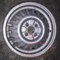 cerchio fergat alfetta 5,5 x 14 con dadi