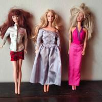 Lotto di 3 bambole Barbie Mattel vintage 1966
