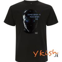 T-shirt S M L XL nuova 100% cotone biologico DARK