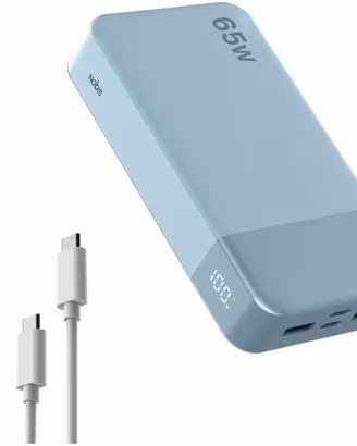 NOBIS 20000mAh 65W Power Bank Caricatore Portatile