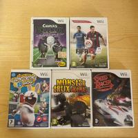 Giochi nintendo wii rayman, FIFA, speed racer…