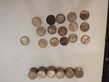 Monete argento 500 lire caravelle 