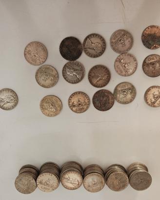 Monete argento 500 lire caravelle 