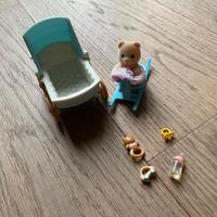 Sylvanian Families-carrozzina con baby orsetta