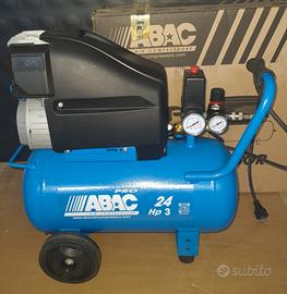 Compressore ABAC PRO 24L 3HP a olio 10 bar