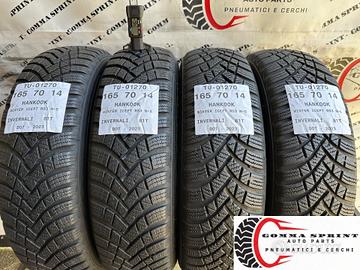 4 PNEUMATICI 165/70 R14 HANKOOK INVERNALI