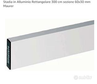 Stadia in alluminio 3 metri rettangolare 