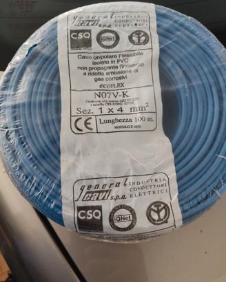 CAVO ELETTRICO MATASSA 4MM