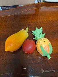 frutta in legno decorazione centro tavola