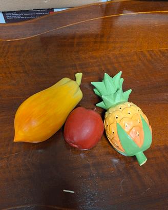frutta in legno decorazione centro tavola
