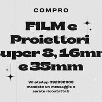 Film e Proiettori Super8   16mm. 35mm