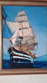 Quadro originale Amerigo Vespucci 80x60