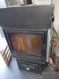 termocamino a legna e pellet Jolly mec