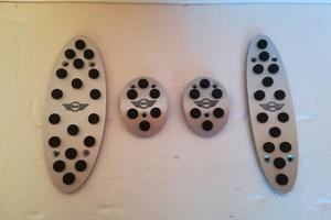Pedaliera in acciaio Mini R50 R53 R56 Countryman