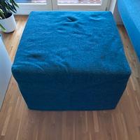 Pouf letto singolo con materasso 10 cm