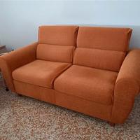 1 divano letto e 1  poltrona reclinabile.
