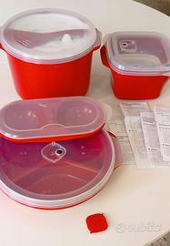 SET 4 PENTOLE  PER COTTURA IN MICROONDE