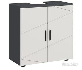 kleankin Mobile Sottolavabo Bagno per Piedistallo 