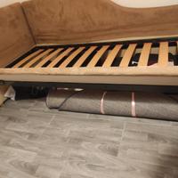 Lettino singolo contenitore