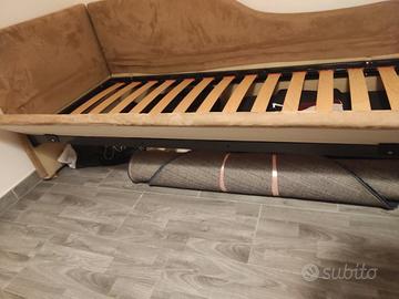 Lettino singolo contenitore