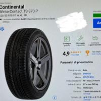 gomme 225 /35 R18 usate semi nuove