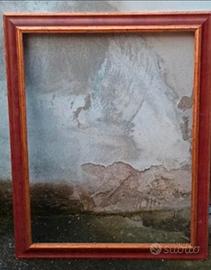 cornice in legno senza vetro