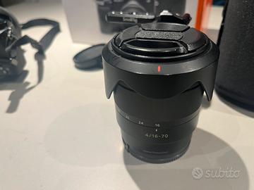 Obiettivo sony vario-tessar oss 16/70 mm f/4