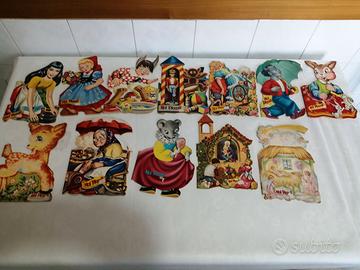 LIBRICINO SAGOMATO 12 FIABE NOI PICCOLI vintage