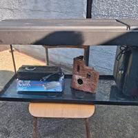 Acquario pesci tropicali 90 litri usato