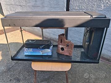 Acquario pesci tropicali 90 litri usato