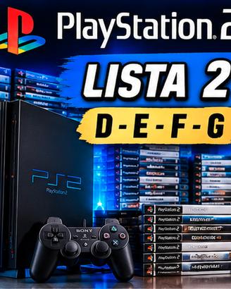 GIOCHI PLAYSTATION 2 lista 2 