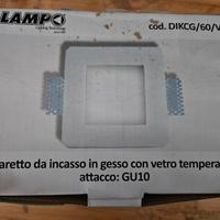 Faretto da incasso in gesso